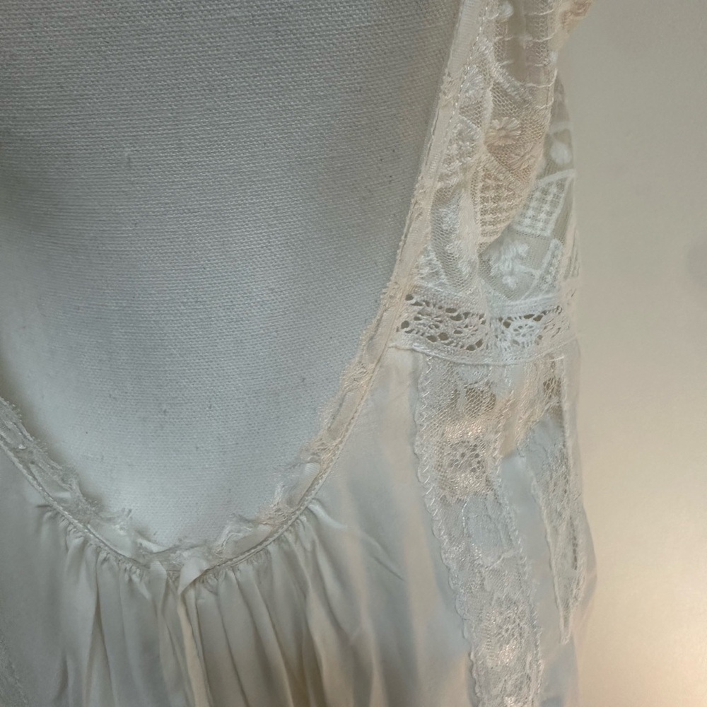 Spell Peaches Slip Dress with lace, NWT, XL - Picture 13 of 17